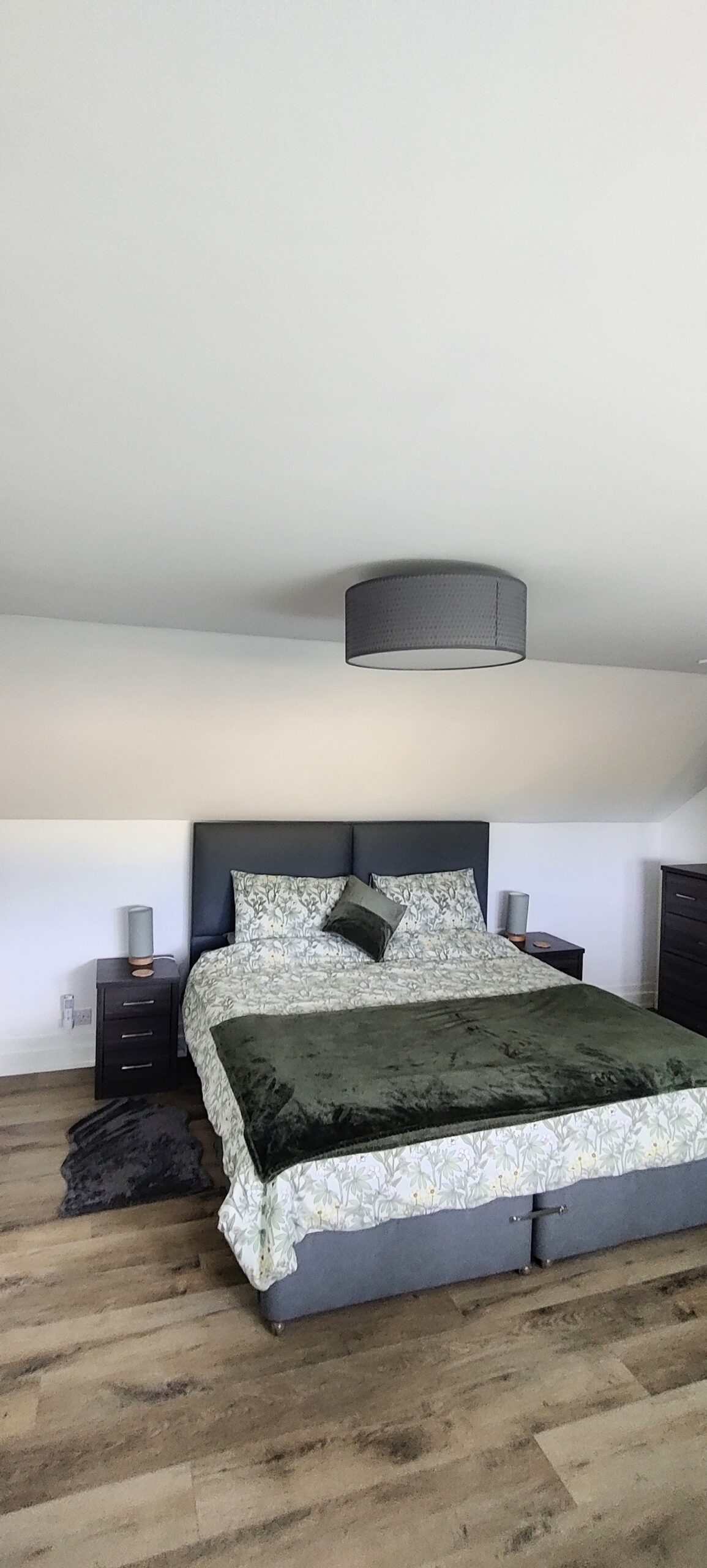 Bedroom showing super king bed